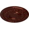 Ekena Millwork Dauphine Ceiling Medallion (Fits Canopies up to 13 1/4"), 33 7/8"OD x 1 3/8"P, Antique Copper CM33DAACS - alternate 2